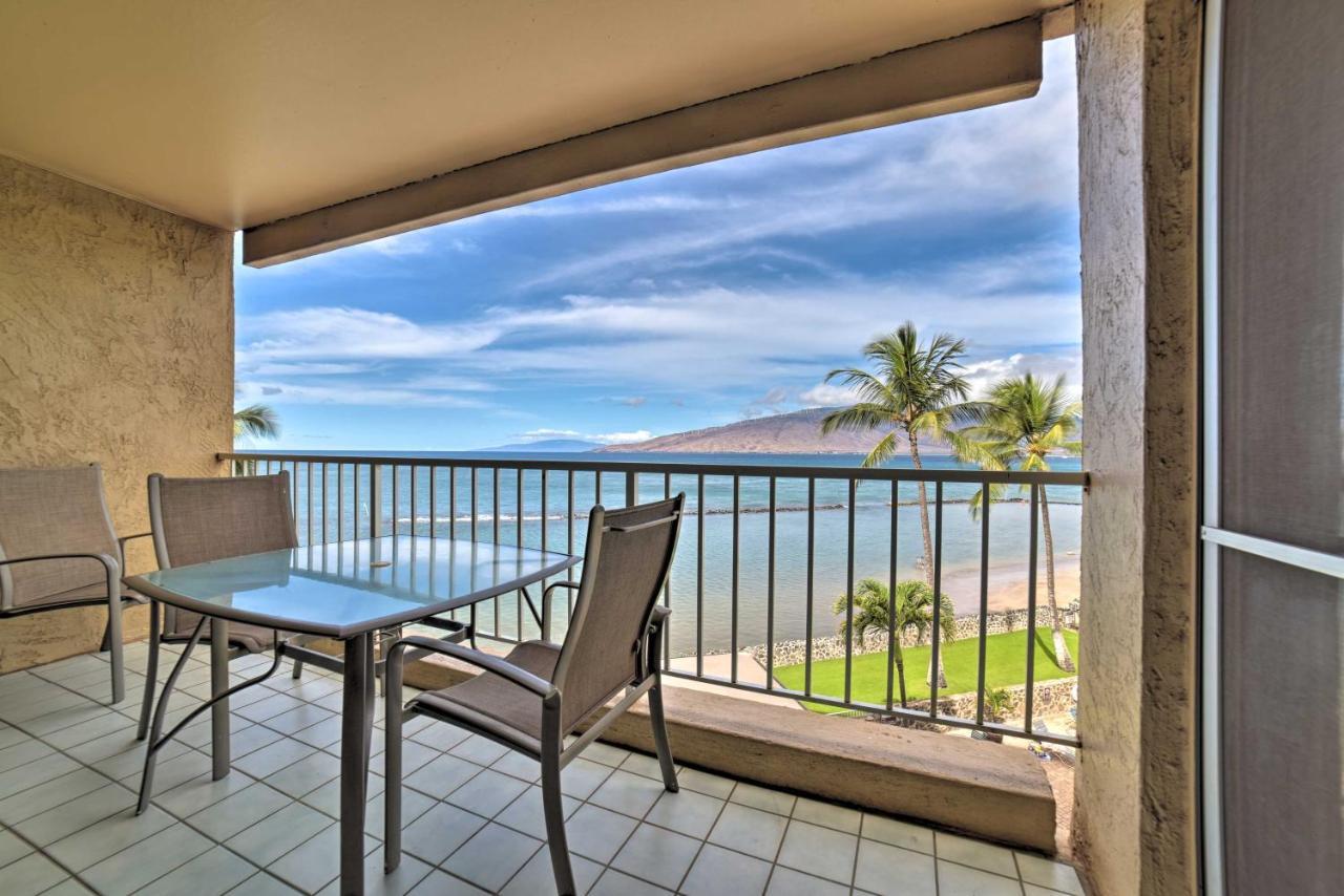 Beachfront Kihei Sanctuary With Lanai And Ocean Views! Esterno foto